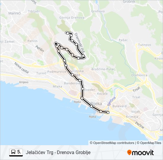 5. Bus Line Map