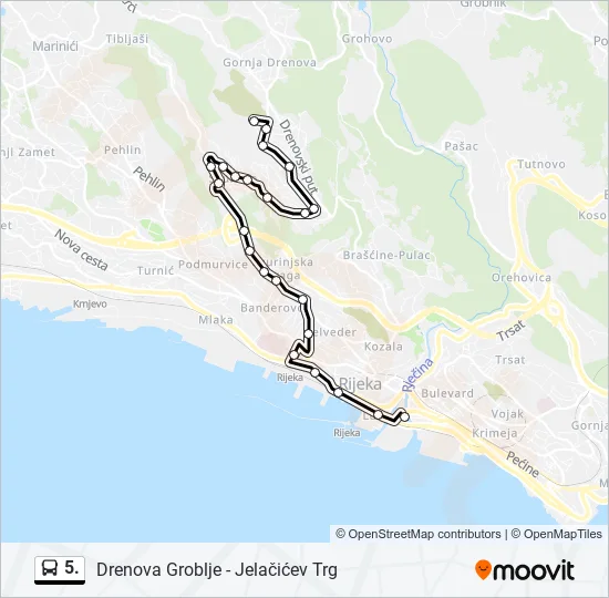 5. Bus Line Map