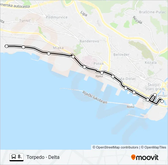 8. Bus Line Map