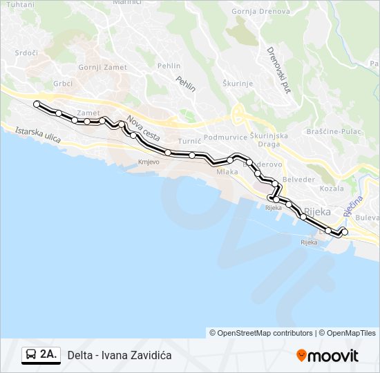 2A. Bus Line Map