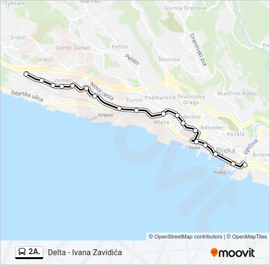 2A. Bus Line Map