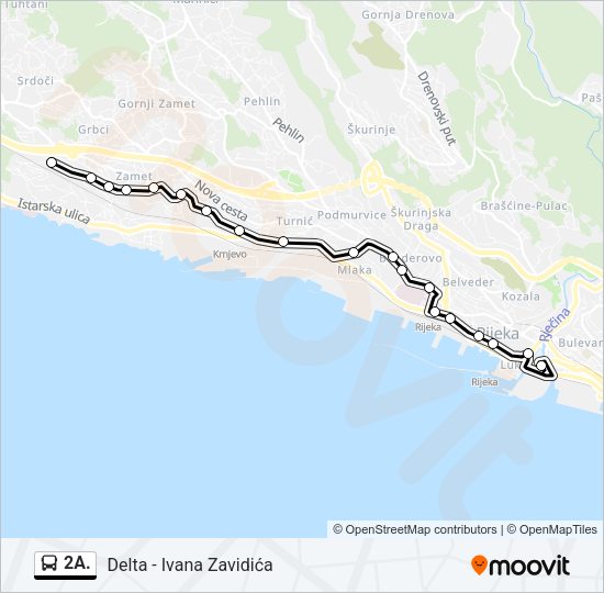2A. Bus Line Map