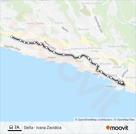 2A. Bus Line Map
