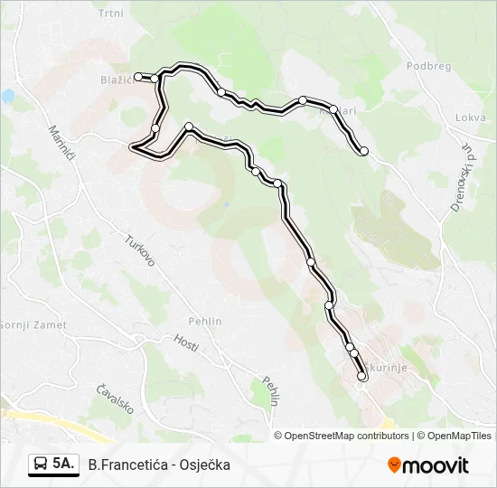 5A. Bus Line Map
