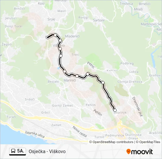 5A. Bus Line Map