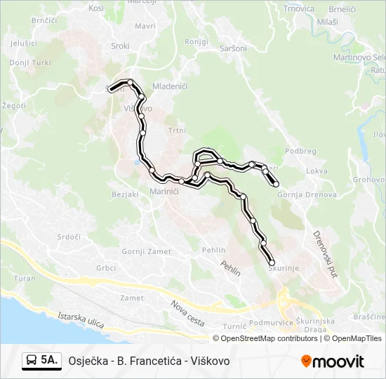 5A. Bus Line Map
