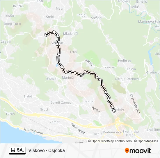 5A. Bus Line Map