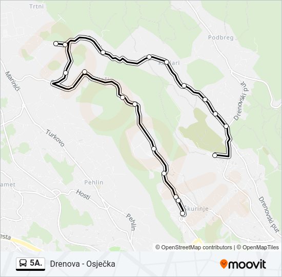 5A. Bus Line Map