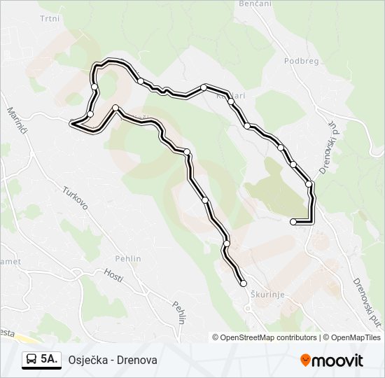 5A. Bus Line Map