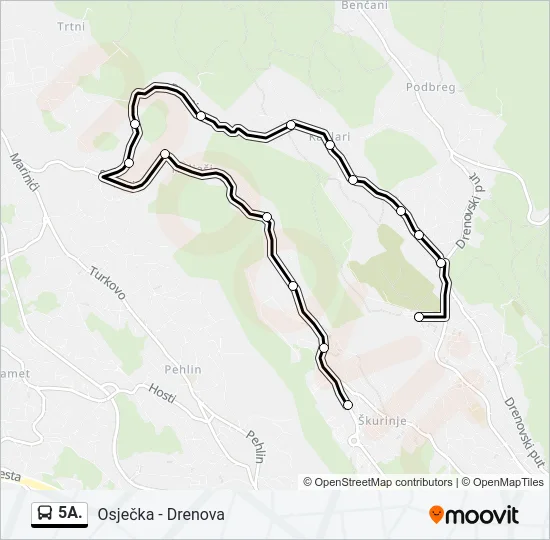 5A. Bus Line Map