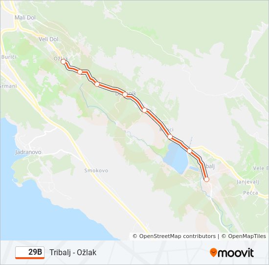 29b-route-schedules-stops-maps-tribalj-o-lak-updated