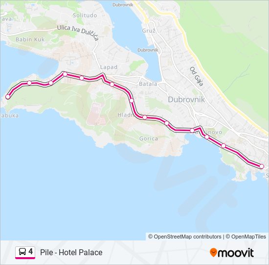 4 bus Line Map