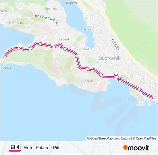4 Bus Line Map