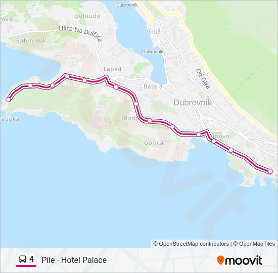 4 Bus Line Map