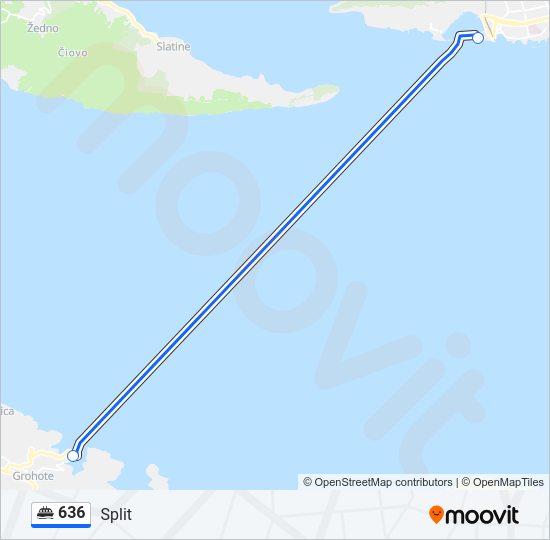 636 trajekt karta linije