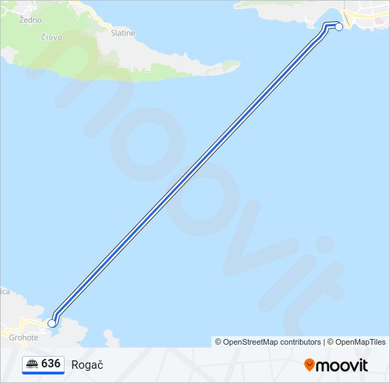 636 trajekt karta linije