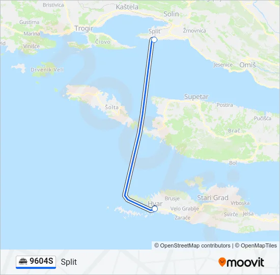 9604S Ferry Line Map