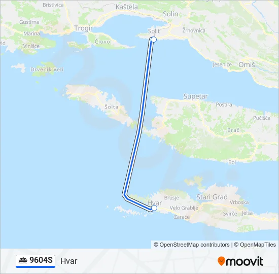 9604S Ferry Line Map