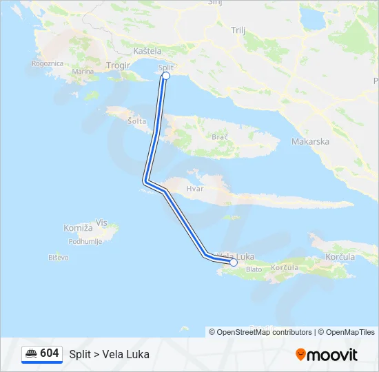 604 Ferry Line Map