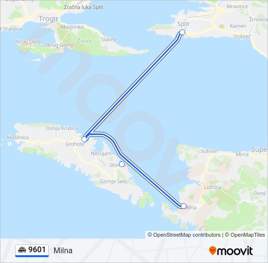 9601 Ferry Line Map
