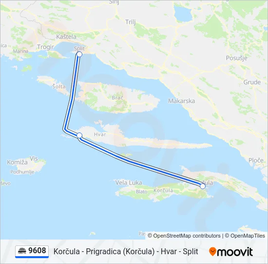 9608 Ferry Line Map