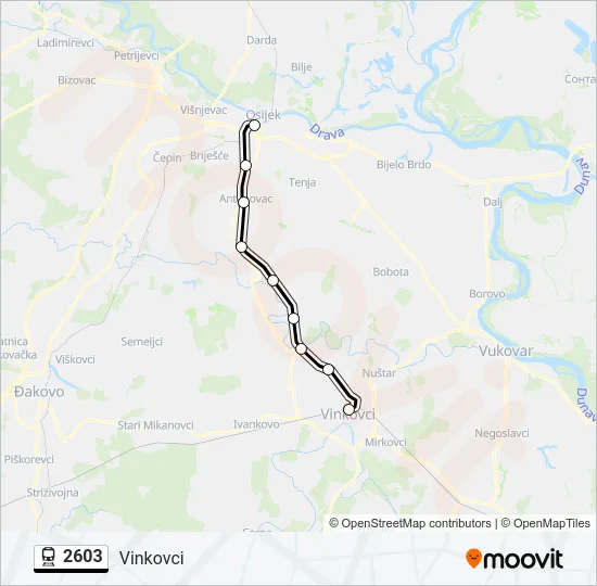 2603 Train Line Map