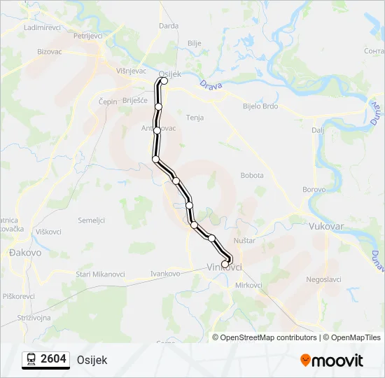 2604 Train Line Map