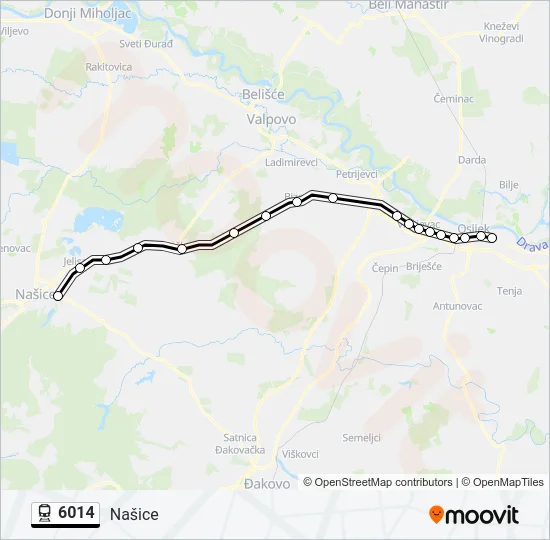 6014 Train Line Map