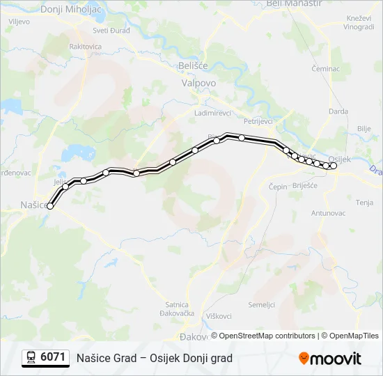 6071 Train Line Map