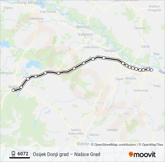 6072 Train Line Map
