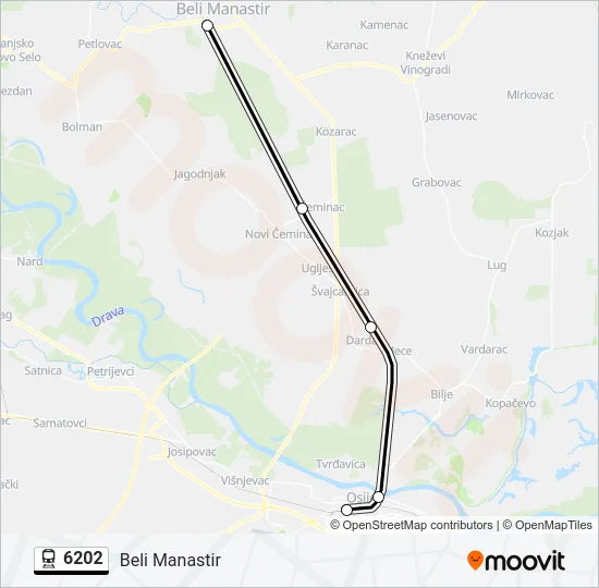 6202 Train Line Map