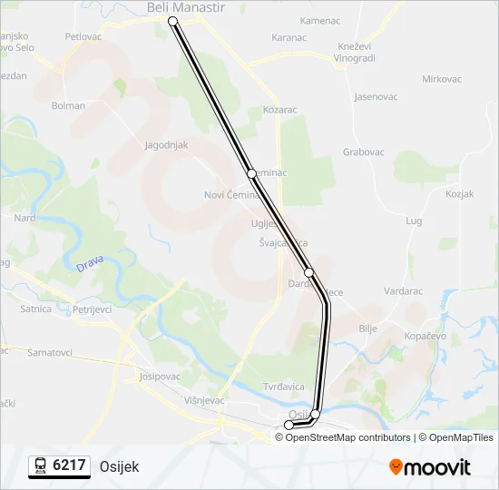 6217 Train Line Map