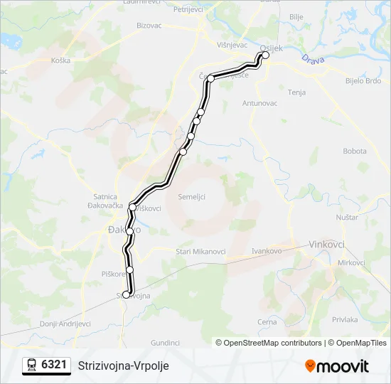 6321 Train Line Map
