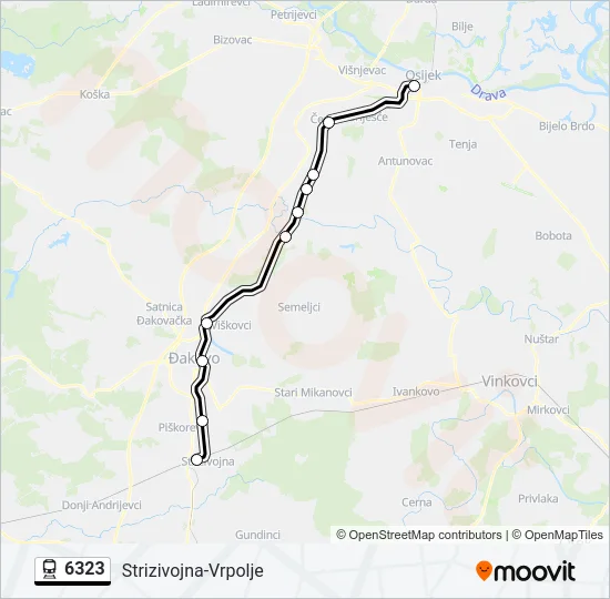 6323 Train Line Map