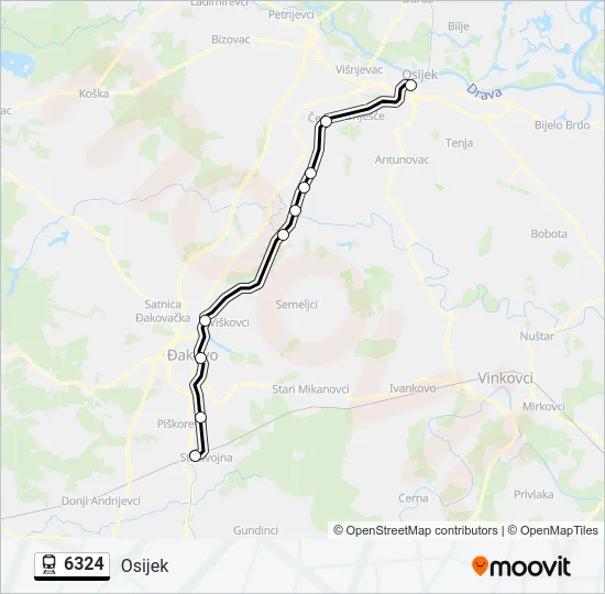 6324 Train Line Map