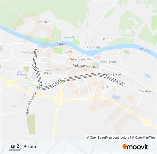 2 Light Rail Line Map
