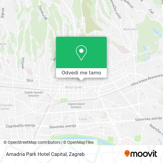 Karta Amadria Park Hotel Capital