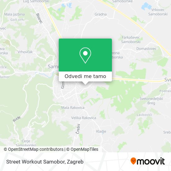 Karta Street Workout Samobor