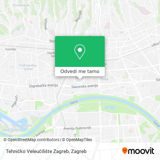 Karta Tehničko Veleučilište Zagreb
