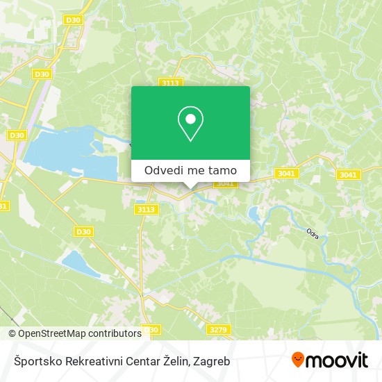 Karta Športsko Rekreativni Centar Želin