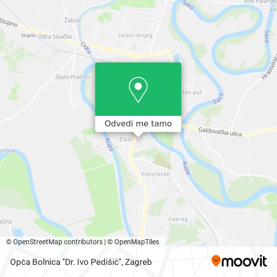 Karta Opća Bolnica ''Dr. Ivo Pedišić''