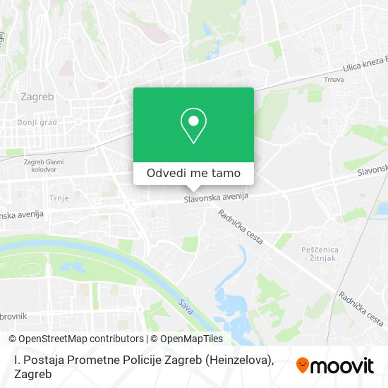 Karta I. Postaja Prometne Policije Zagreb (Heinzelova)