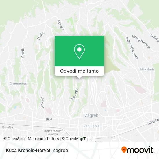 Karta Kuća Kreneis-Horvat