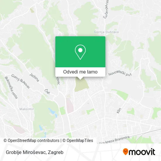 Karta Groblje Miroševac
