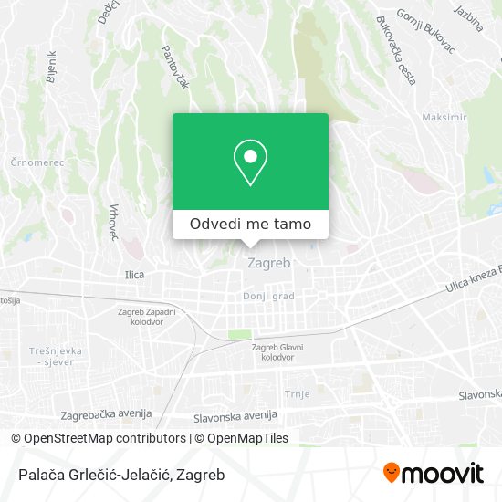 Karta Palača Grlečić-Jelačić
