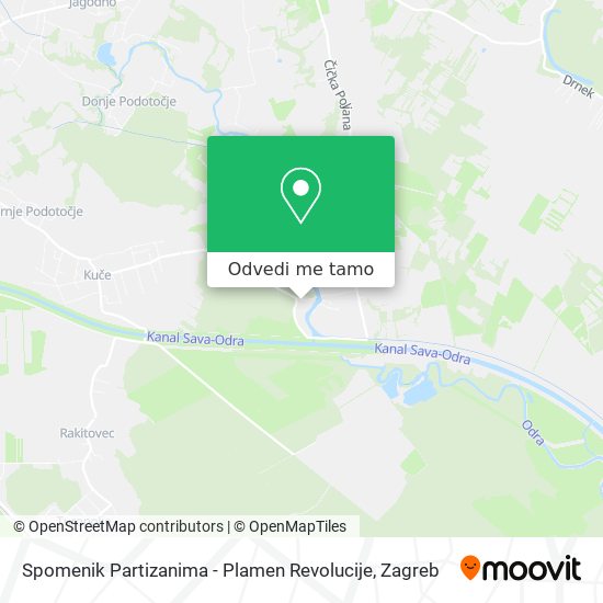 Karta Spomenik Partizanima - Plamen Revolucije