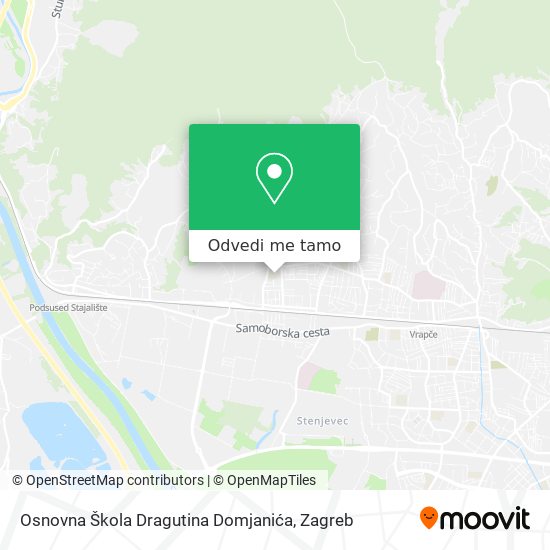 Karta Osnovna Škola Dragutina Domjanića