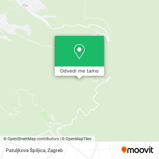 Karta Patuljkova Špiljica