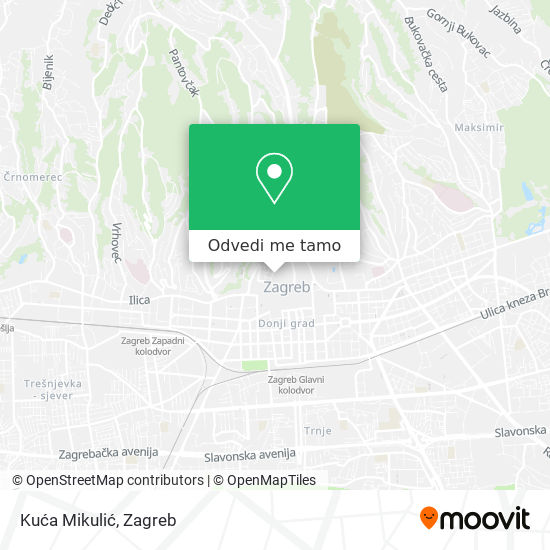 Karta Kuća Mikulić