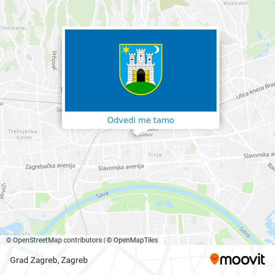Karta Grad Zagreb